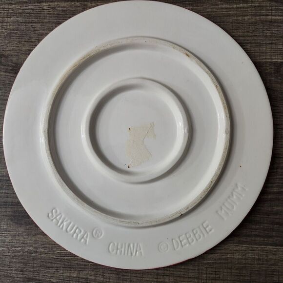 Christmas Trivet Debbie Mumm Sakura Sculpted Snow Family Snowman 9.5" Discontinu - Picture 3 of 5